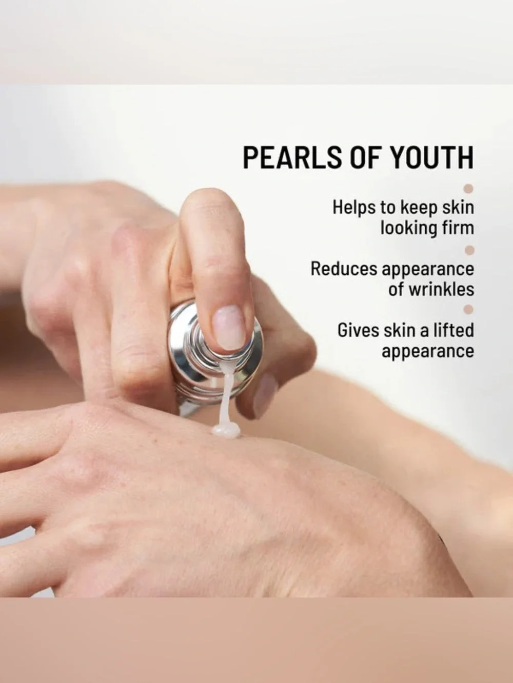 Dr. Brandt Pearl-Infused Serum Sample - Pearl White & Silver Accents